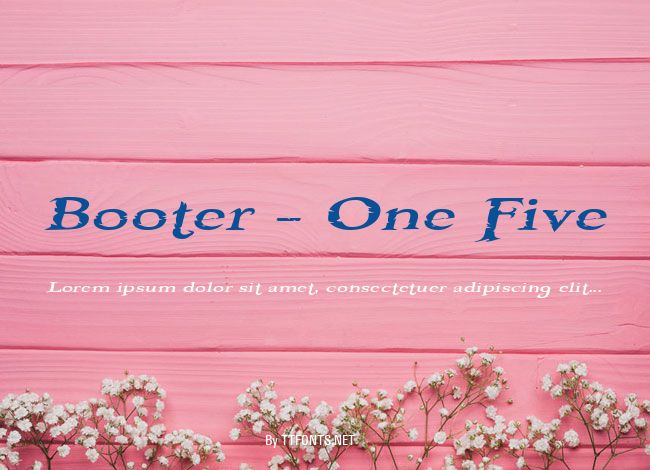 Booter - One Five example